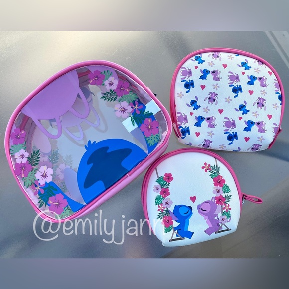 Stitch🌺Cosmetic Bag Set - Picture 3 of 8